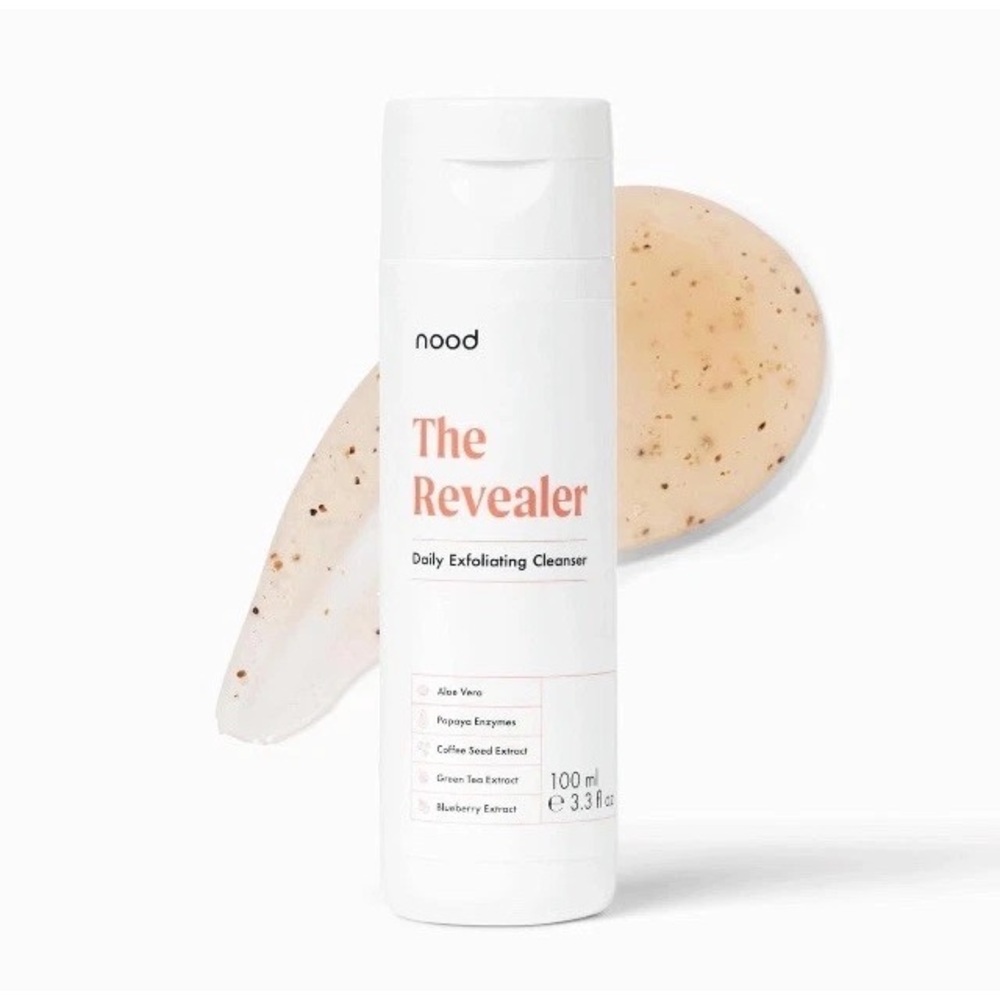 The Revealer Daily Exfoliant by Nood, Reduces Ingrown Hairs Softening Organic